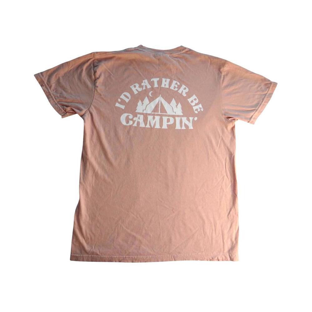 Comfort Colors‎ 'I'd Rather Be Campin' T-Shirt - 100% Cotton